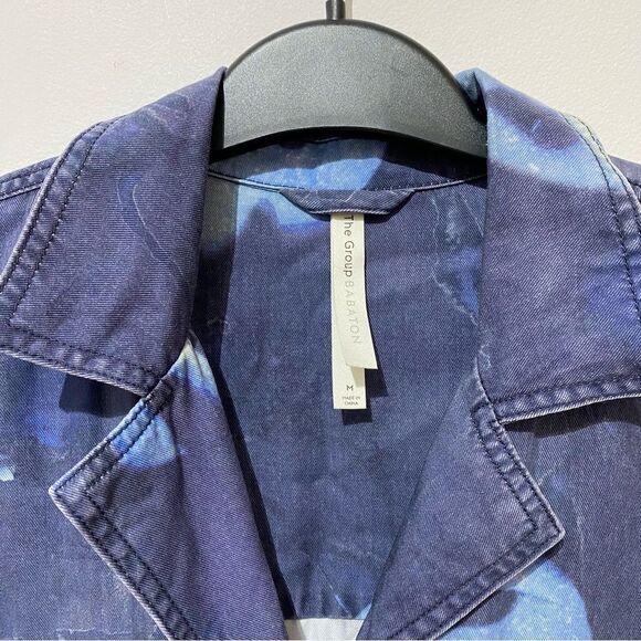 Aritzia The Group Babaton Denim Button Down Printed Shirt - Picture 3 of 3